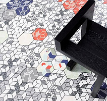 Forbo Modul'up Compact Graphic 9307UP43C pastel kubik фото 2 | FLOORDEALER